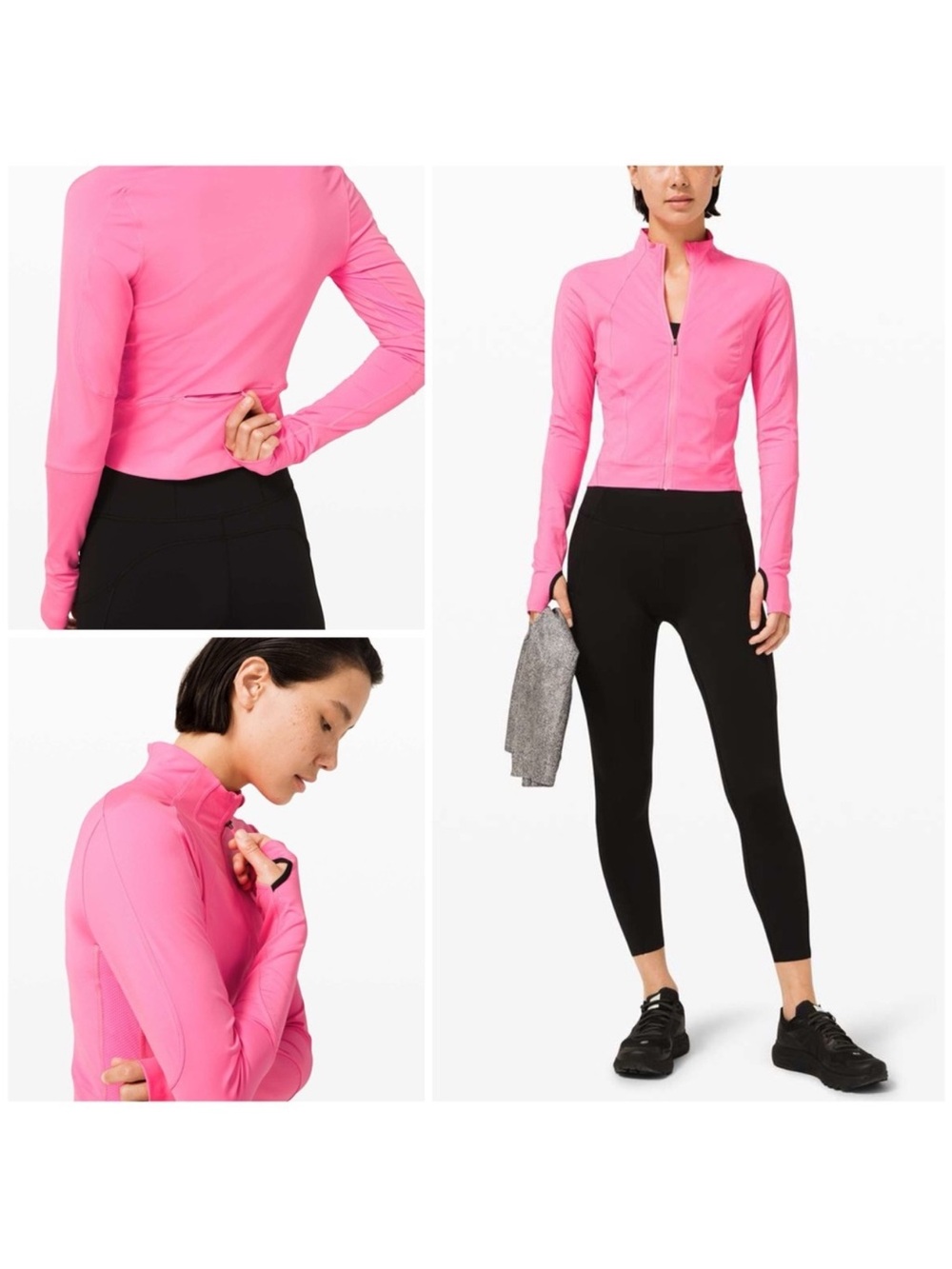 Lululemon Final Mile Jacket in Dark Prism Pink Size 4